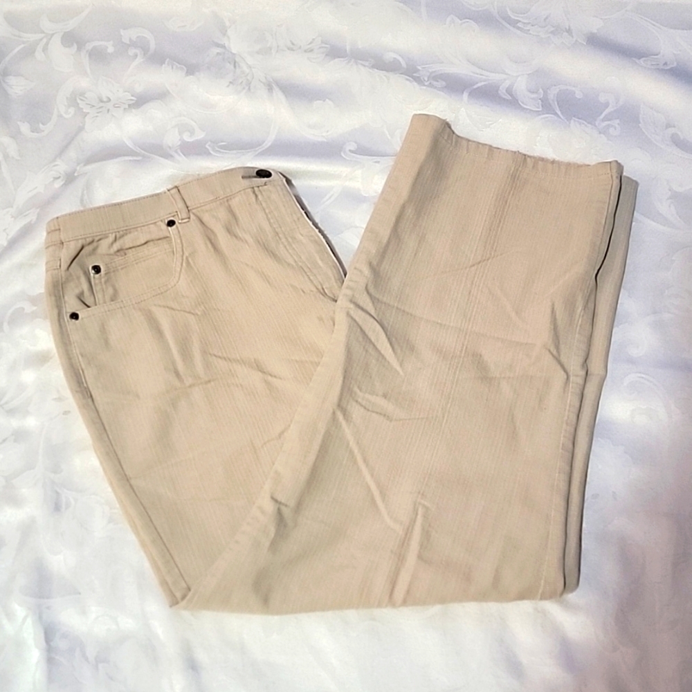 ALIA women's beige pants size 14 in good condition